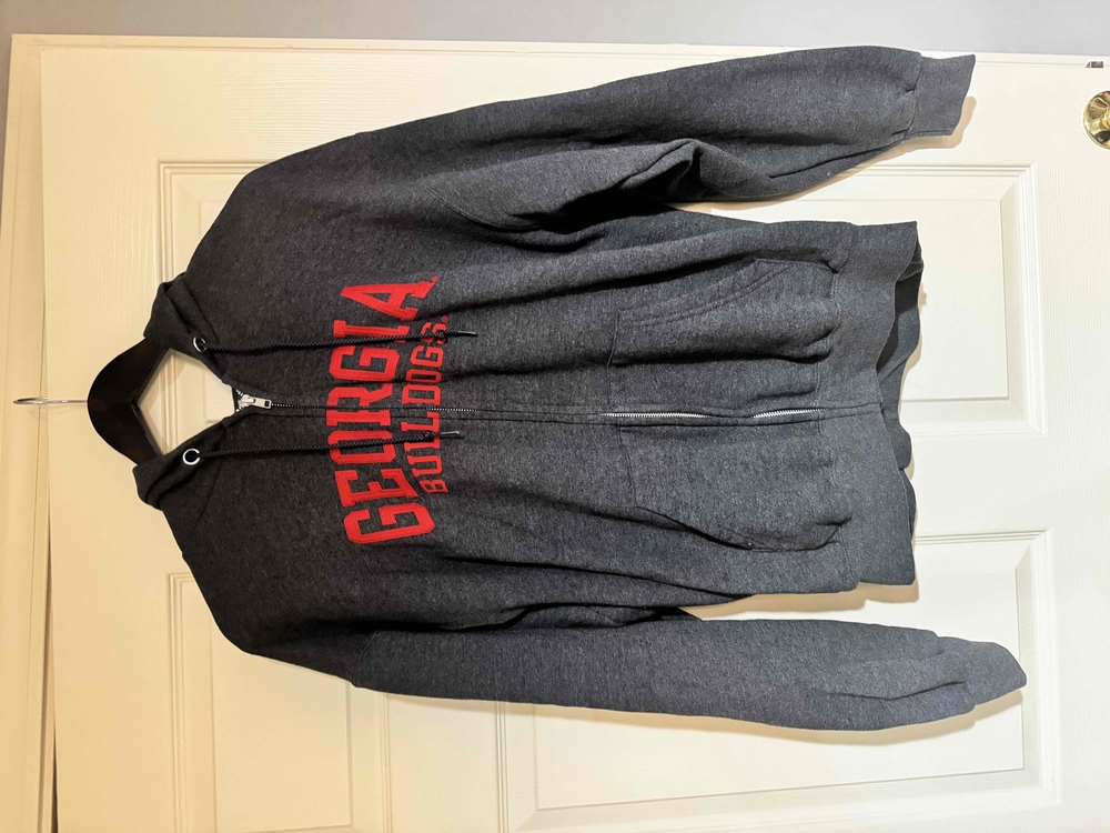 Champion Full Zip Pullover Hoodie Jacket Gray Large NWOT